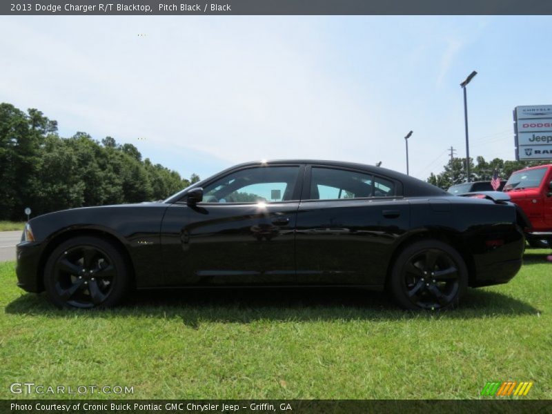 Pitch Black / Black 2013 Dodge Charger R/T Blacktop