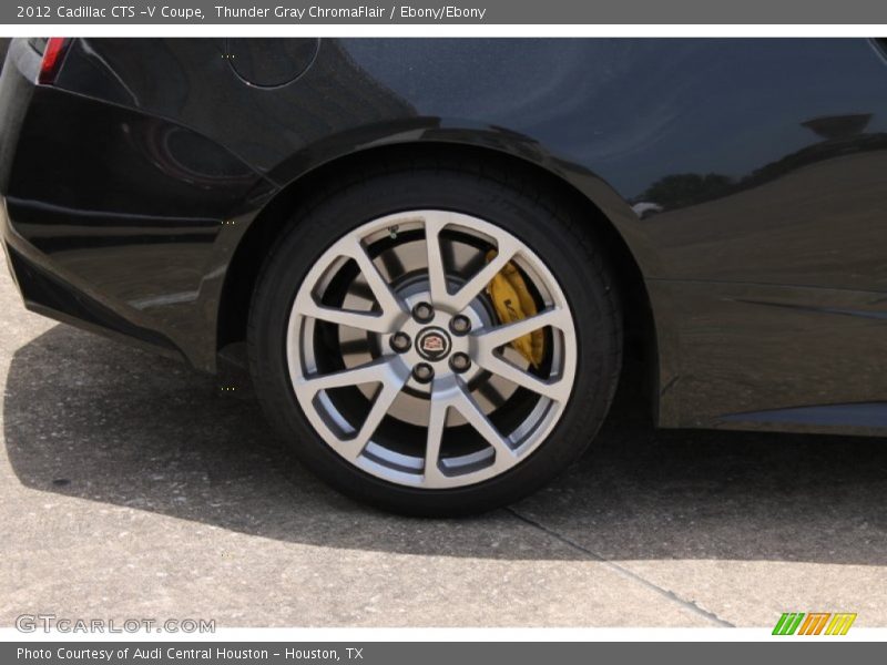 Thunder Gray ChromaFlair / Ebony/Ebony 2012 Cadillac CTS -V Coupe