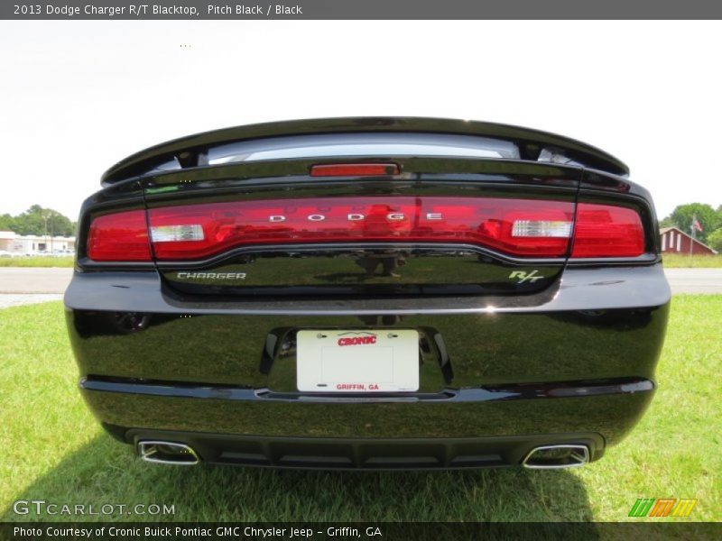 Pitch Black / Black 2013 Dodge Charger R/T Blacktop