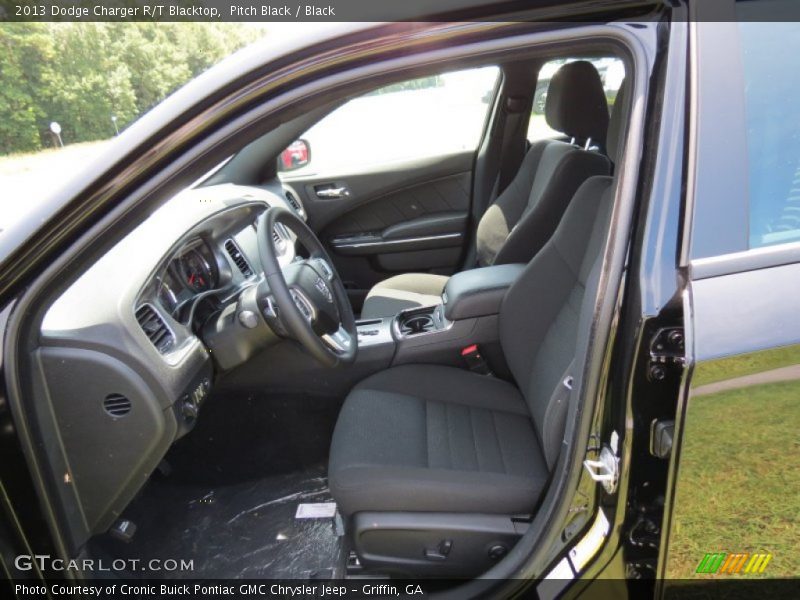 Front Seat of 2013 Charger R/T Blacktop