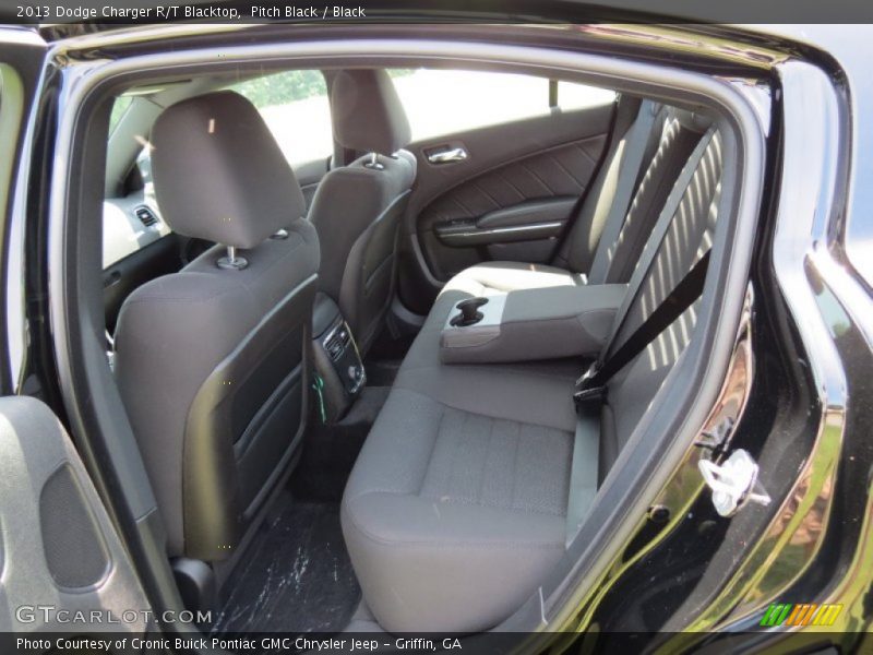 Rear Seat of 2013 Charger R/T Blacktop