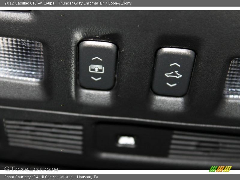 Controls of 2012 CTS -V Coupe