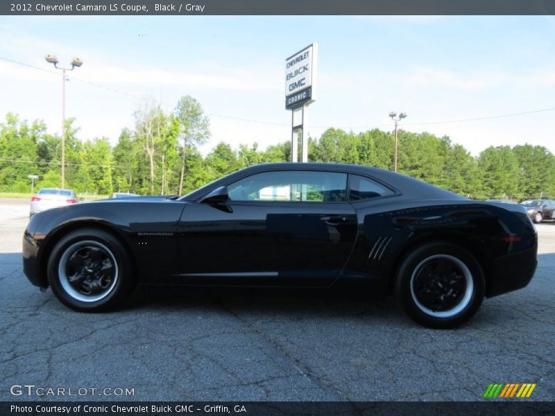 Black / Gray 2012 Chevrolet Camaro LS Coupe