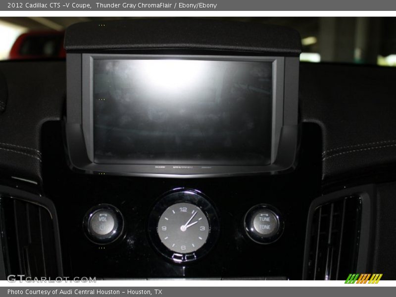 Thunder Gray ChromaFlair / Ebony/Ebony 2012 Cadillac CTS -V Coupe