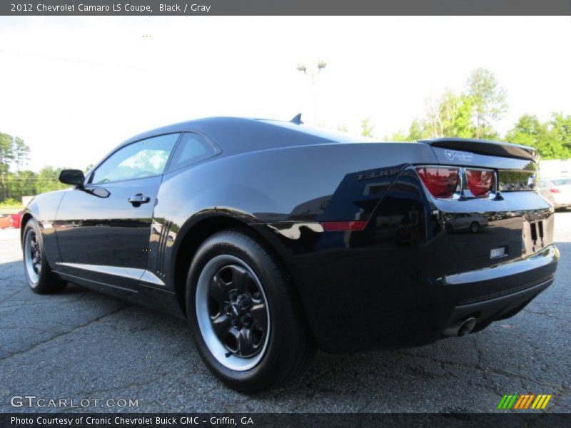 Black / Gray 2012 Chevrolet Camaro LS Coupe