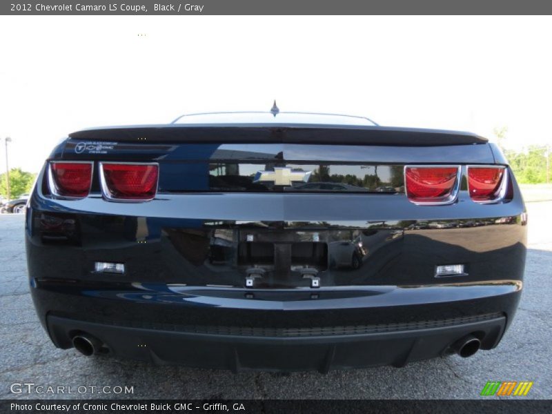 Black / Gray 2012 Chevrolet Camaro LS Coupe