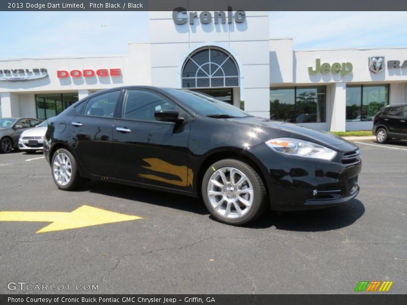 Pitch Black / Black 2013 Dodge Dart Limited