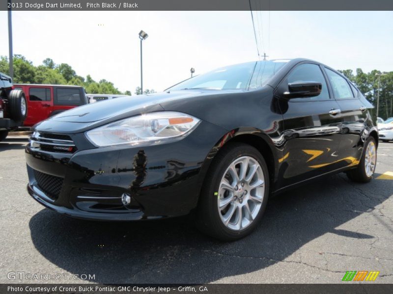 Pitch Black / Black 2013 Dodge Dart Limited