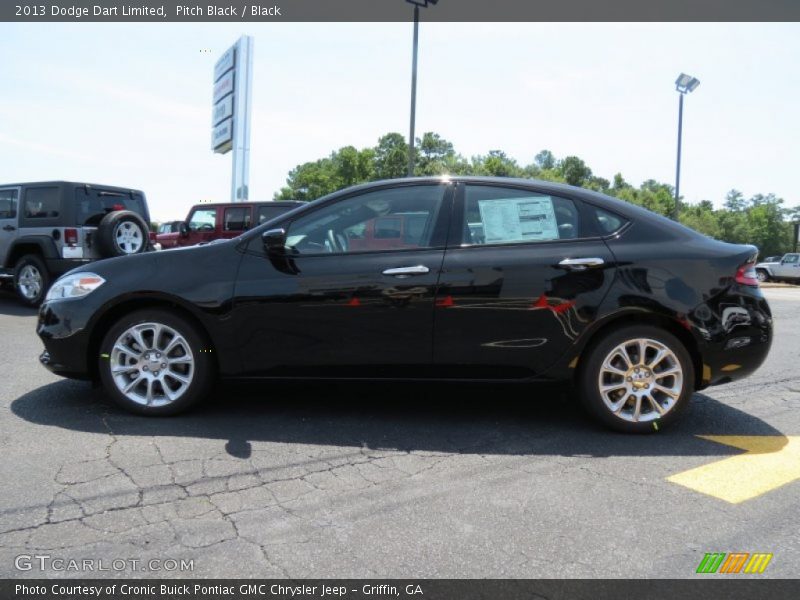 Pitch Black / Black 2013 Dodge Dart Limited