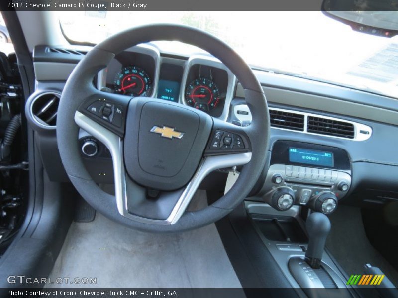 Black / Gray 2012 Chevrolet Camaro LS Coupe