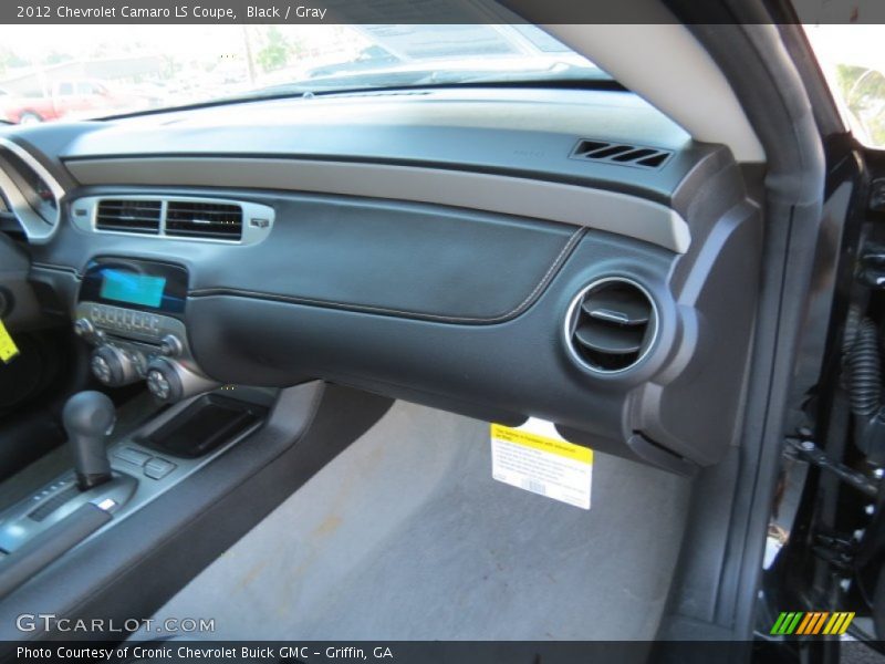 Black / Gray 2012 Chevrolet Camaro LS Coupe