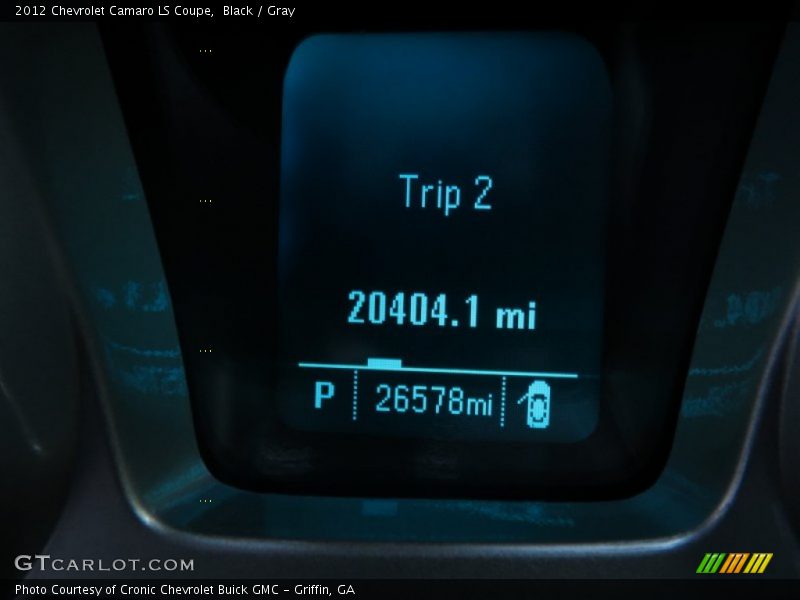 Black / Gray 2012 Chevrolet Camaro LS Coupe