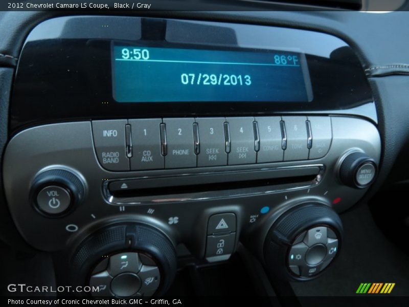 Black / Gray 2012 Chevrolet Camaro LS Coupe