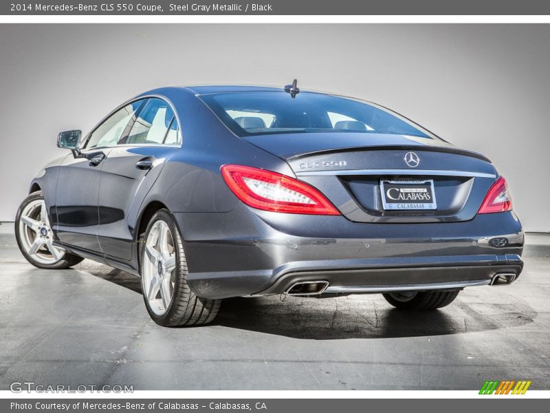 Steel Gray Metallic / Black 2014 Mercedes-Benz CLS 550 Coupe