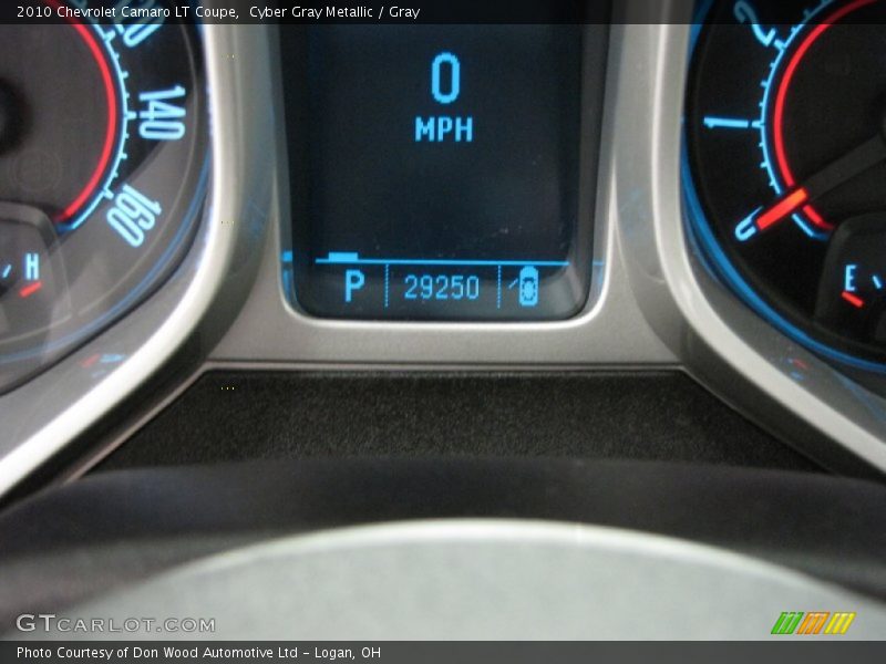 Cyber Gray Metallic / Gray 2010 Chevrolet Camaro LT Coupe