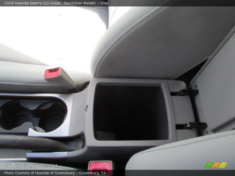 QuickSilver Metallic / Gray 2008 Hyundai Elantra GLS Sedan
