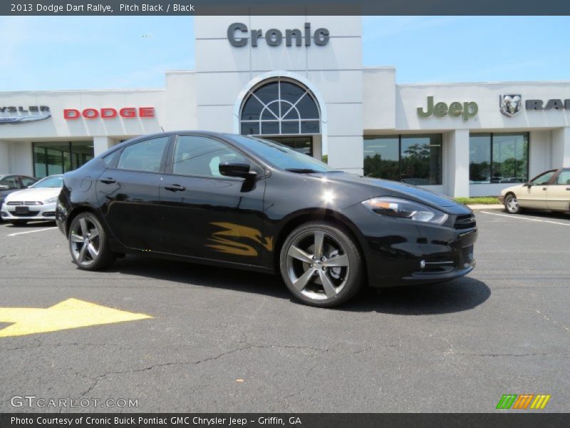Pitch Black / Black 2013 Dodge Dart Rallye