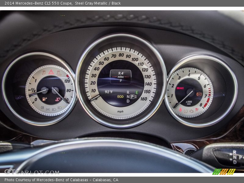 Steel Gray Metallic / Black 2014 Mercedes-Benz CLS 550 Coupe