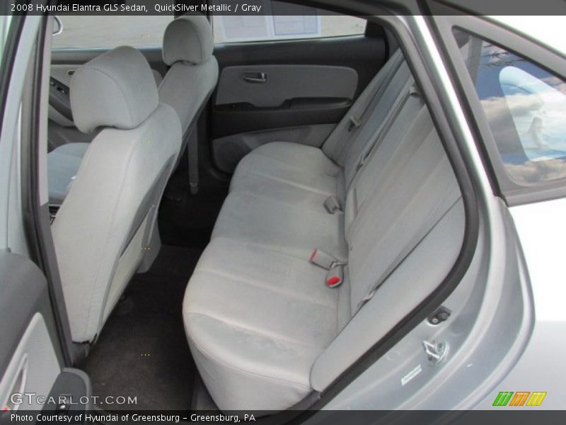 QuickSilver Metallic / Gray 2008 Hyundai Elantra GLS Sedan