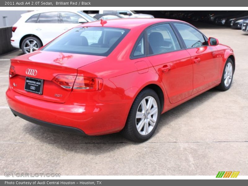 Brilliant Red / Black 2011 Audi A4 2.0T Sedan