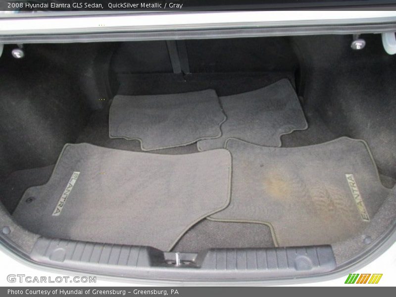 QuickSilver Metallic / Gray 2008 Hyundai Elantra GLS Sedan