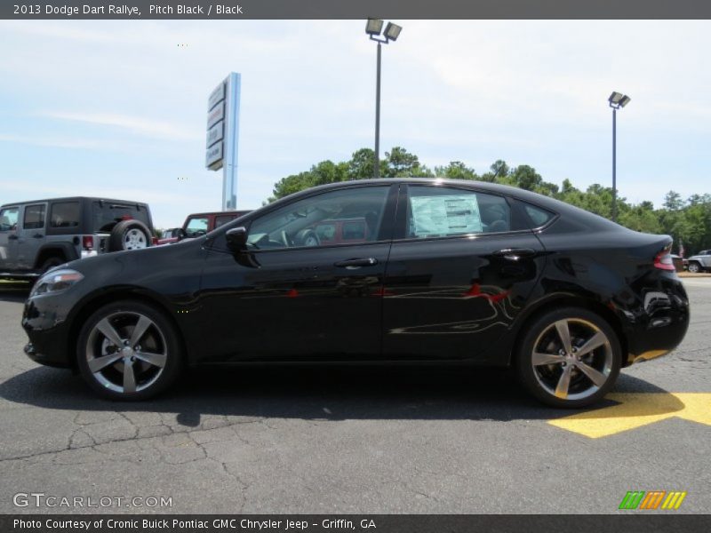 Pitch Black / Black 2013 Dodge Dart Rallye