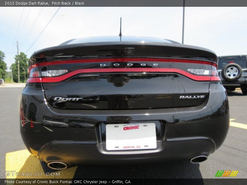 Pitch Black / Black 2013 Dodge Dart Rallye