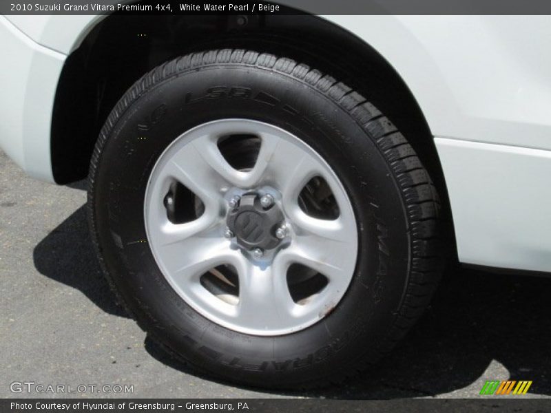 White Water Pearl / Beige 2010 Suzuki Grand Vitara Premium 4x4