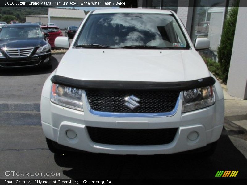 White Water Pearl / Beige 2010 Suzuki Grand Vitara Premium 4x4