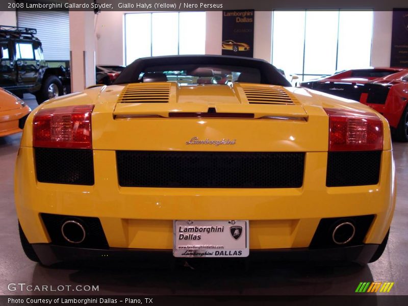Giallo Halys (Yellow) / Nero Perseus 2008 Lamborghini Gallardo Spyder