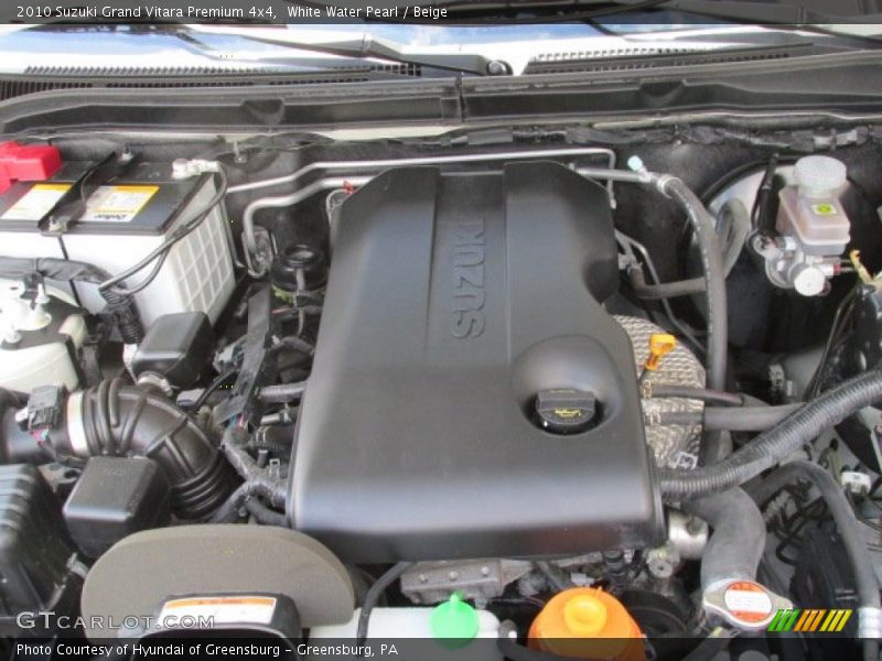 White Water Pearl / Beige 2010 Suzuki Grand Vitara Premium 4x4