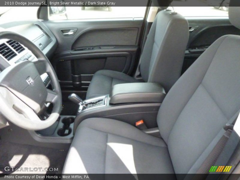 Bright Silver Metallic / Dark Slate Gray 2010 Dodge Journey SE