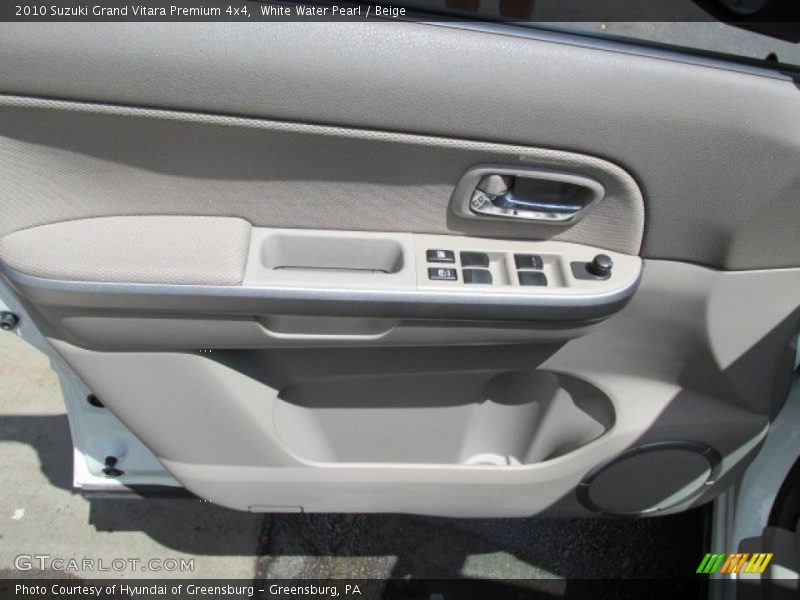 White Water Pearl / Beige 2010 Suzuki Grand Vitara Premium 4x4