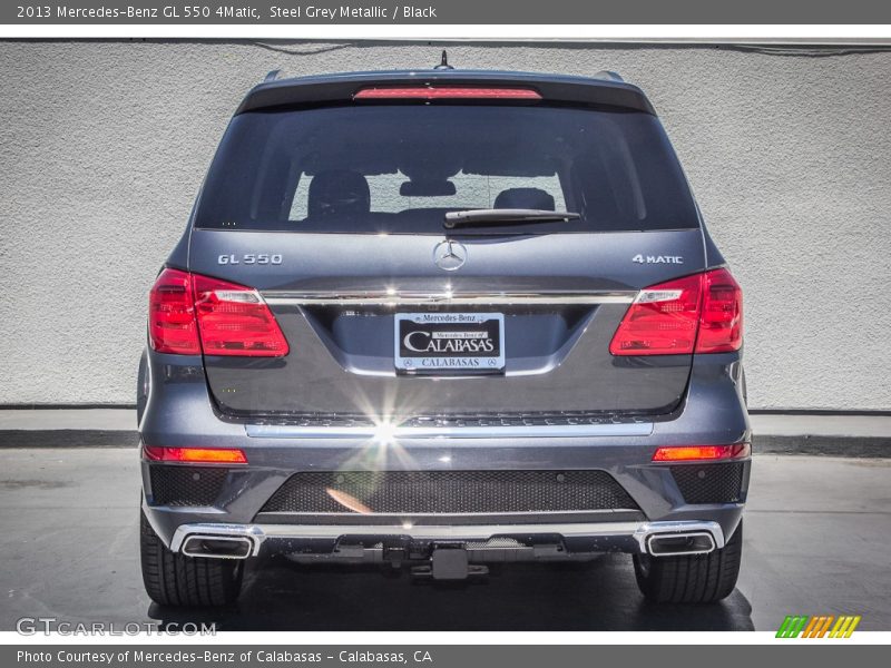 Steel Grey Metallic / Black 2013 Mercedes-Benz GL 550 4Matic