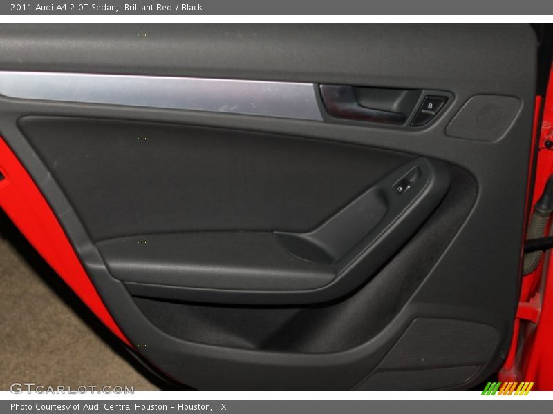 Brilliant Red / Black 2011 Audi A4 2.0T Sedan