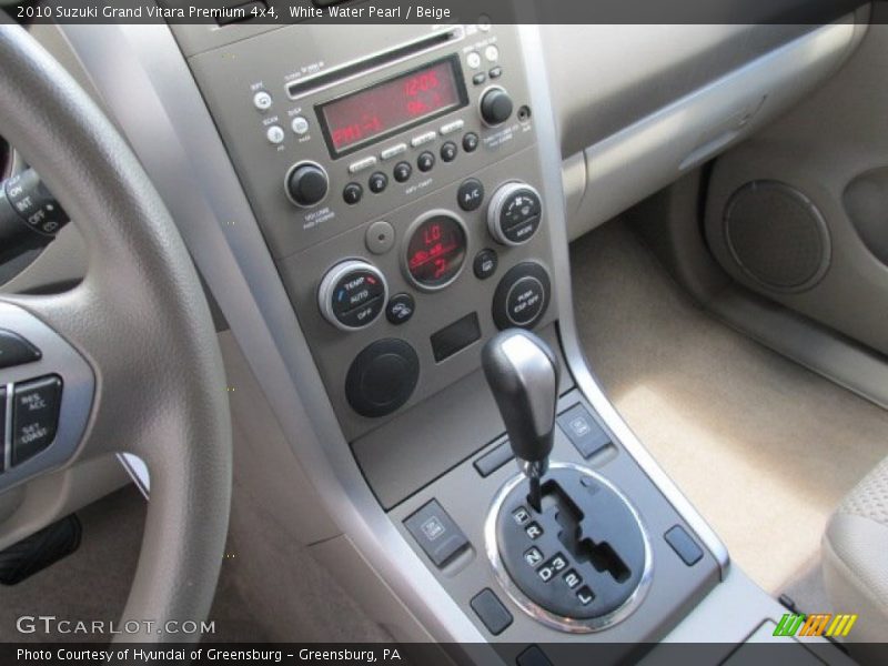 White Water Pearl / Beige 2010 Suzuki Grand Vitara Premium 4x4