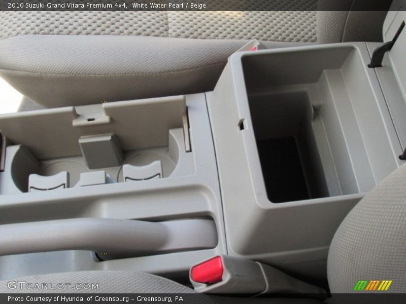 White Water Pearl / Beige 2010 Suzuki Grand Vitara Premium 4x4