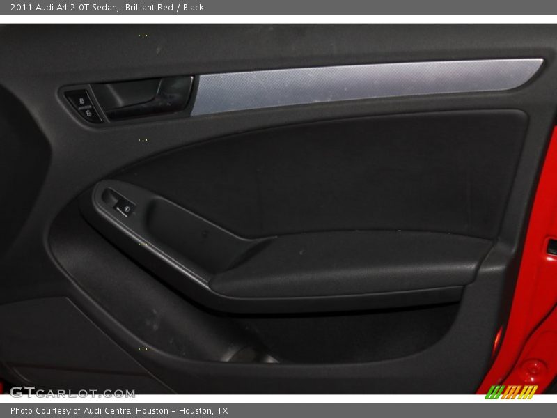 Brilliant Red / Black 2011 Audi A4 2.0T Sedan