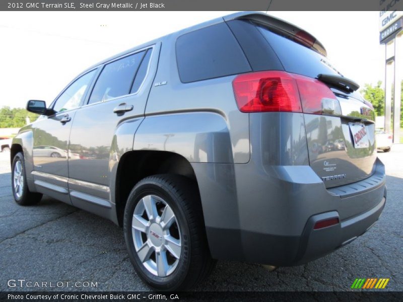 Steel Gray Metallic / Jet Black 2012 GMC Terrain SLE