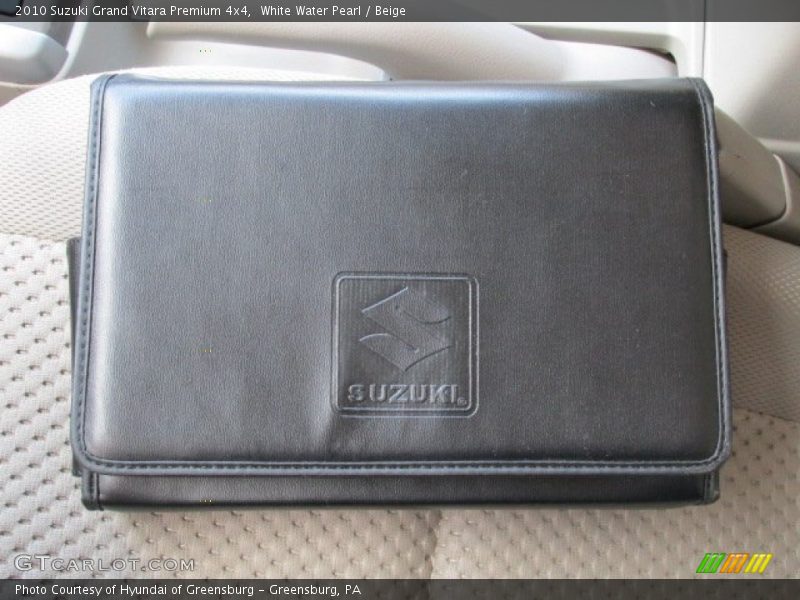 White Water Pearl / Beige 2010 Suzuki Grand Vitara Premium 4x4
