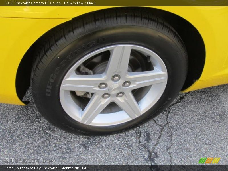 Rally Yellow / Black 2012 Chevrolet Camaro LT Coupe