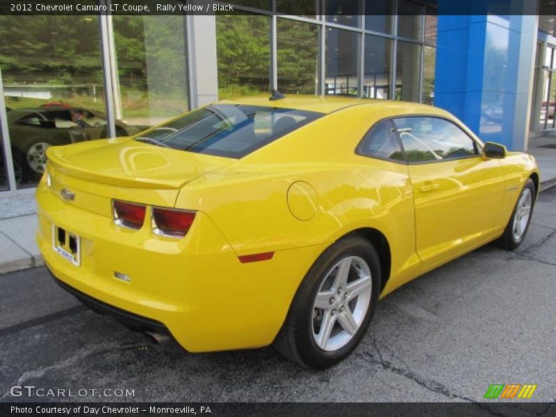 Rally Yellow / Black 2012 Chevrolet Camaro LT Coupe