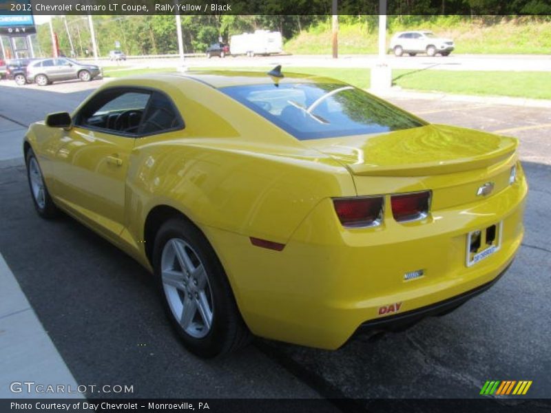 Rally Yellow / Black 2012 Chevrolet Camaro LT Coupe