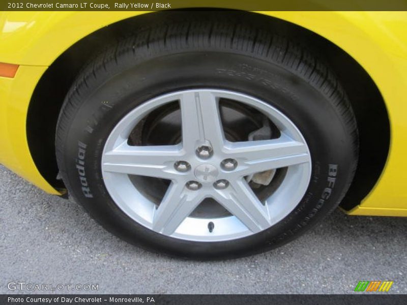 Rally Yellow / Black 2012 Chevrolet Camaro LT Coupe