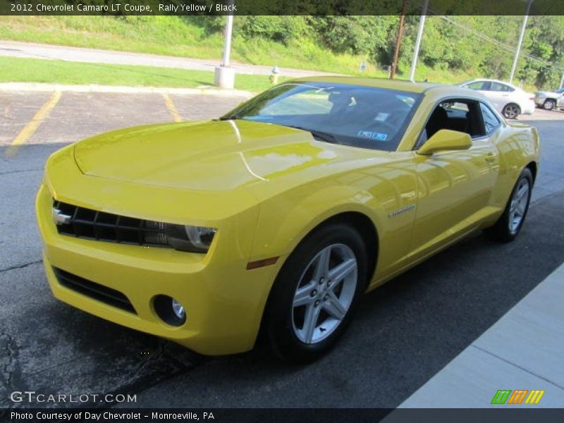 Rally Yellow / Black 2012 Chevrolet Camaro LT Coupe