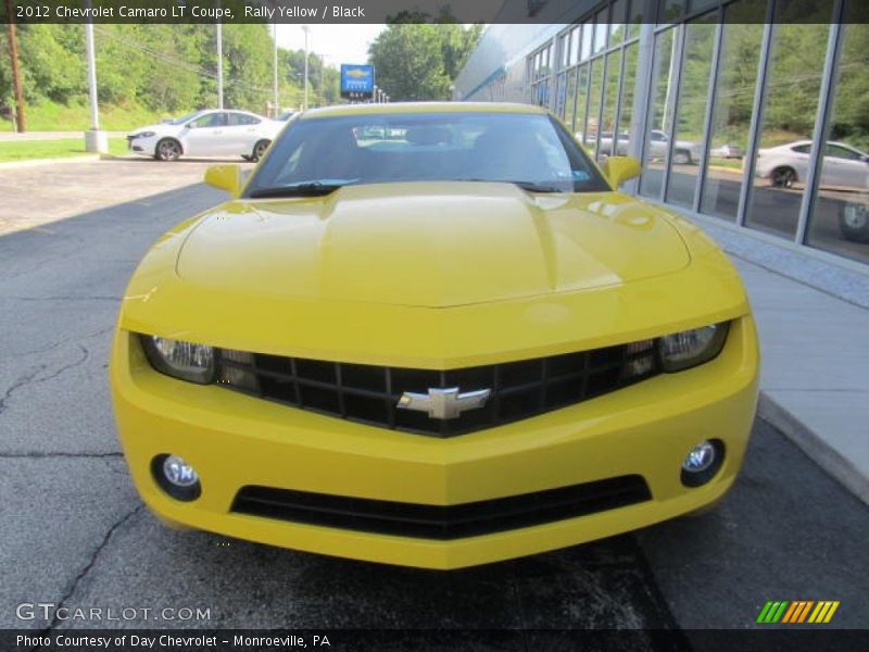 Rally Yellow / Black 2012 Chevrolet Camaro LT Coupe