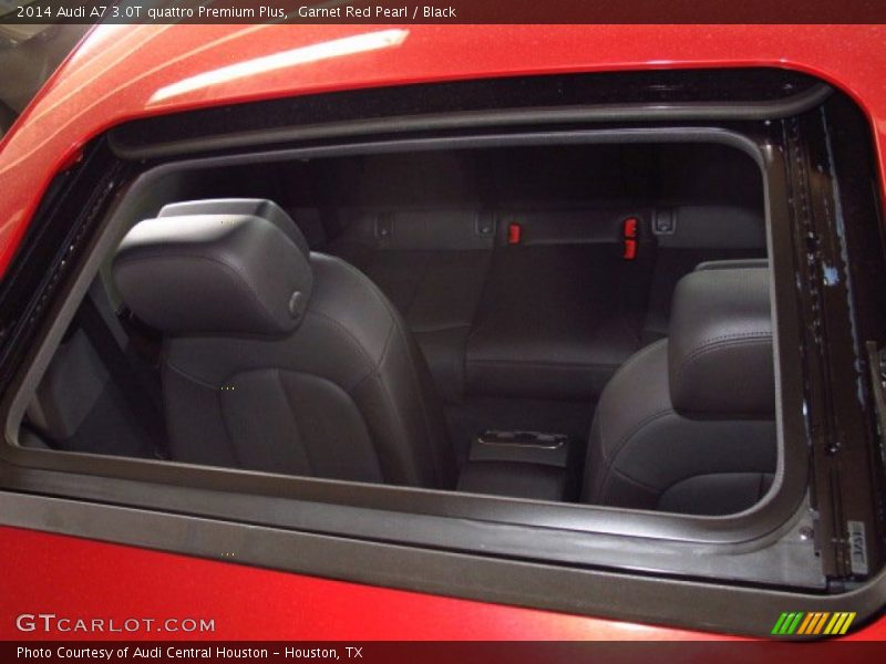 Garnet Red Pearl / Black 2014 Audi A7 3.0T quattro Premium Plus