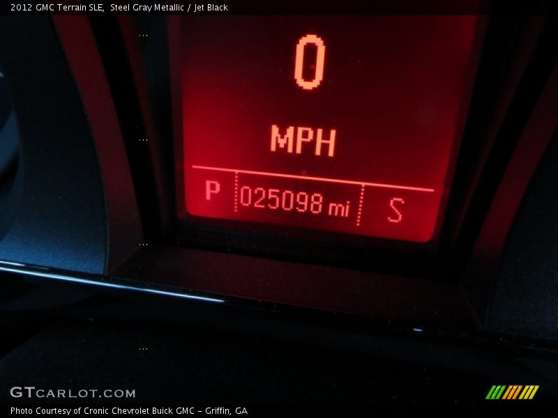Steel Gray Metallic / Jet Black 2012 GMC Terrain SLE