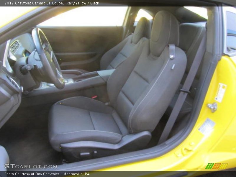 Rally Yellow / Black 2012 Chevrolet Camaro LT Coupe