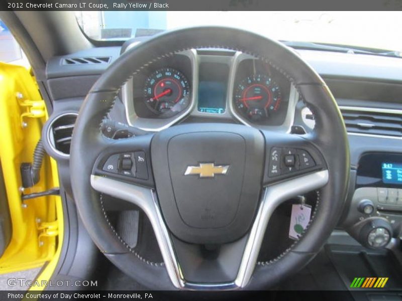 Rally Yellow / Black 2012 Chevrolet Camaro LT Coupe